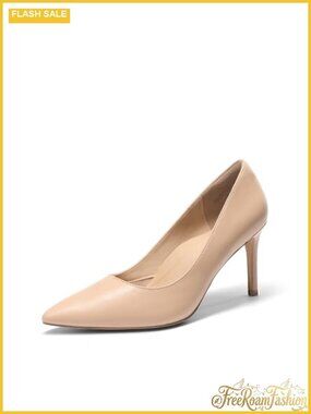 Faux Leather Pointed Toe Stiletto High Heels